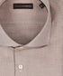 Royal light brown oxford overhemd met wide spread kraag